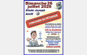 Tournoi de Pétanque
